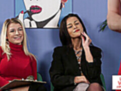 イギリス人, ヨーロピアン, フェムドム, 入門, パンティ, ストッキング, スカートのぞき, のぞき