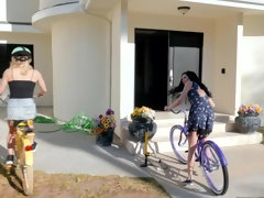 ブロンド, 茶髪の, ディルド, Hd, レズビアン, 自然山雀, オマンコ, 三人