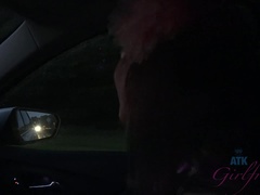 Leie, Freundin, Im freien, Pov, Öffentlich, Muschi, Rasiert, Titten