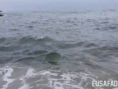 Leie, Strand, Grosser schwanz, Grosse titten, Blasen, Hd, Pov, Tätowierung