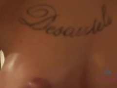Blondine, Fussjob, Öl, Orgasmus, Pov, Öffentlich, Dürr, Titten