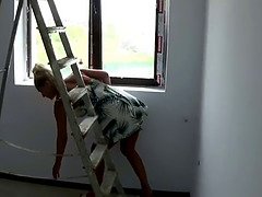 Arsch, Schönheit, Blondine, Kehlenfick, Hd, Milf, Schwanger, Stiefmutter