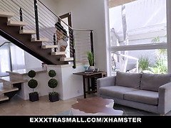 Grosse bite, Gorge profonde, Queue, Bâillonner, Hd, Petite femme, Piscine, Adolescente