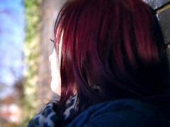 デカパイ, 巨乳な, イく瞬間, 自然山雀, ポルノスター, 赤毛, ストッキング, オッパイの