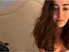 Enthousiasteling, Bruinharig, Voeten, Fetisj, Masturbatie, Alleen, Zuigen