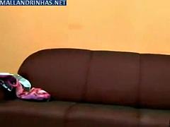 素人, アナル, 美女, ブロンド, フェラチオ, ブラジル, 茶髪の, 中出し