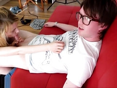 Блондинки, Минет, Грудастые, Глубокая глотка, Член, Натуральные, Киски, Сиськи