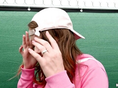 ブロンド, チン, アウトドア, ピアス, ハメ撮り, 公共, ティーン, オッパイの