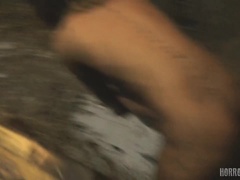 アナル, デカパイ, ブロンド, フェラチオ, 毛深い, ハードコア, 淫乱熟女, 放尿