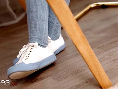 Universidad, Checa, Muñeca, Lesbiana, Orgasmo, Pequeña, Tímido, Estudiante