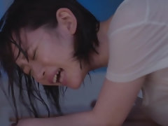 Asiatique, Éjaculation interne, Tir de sperme, Hard, Japonaise, Élève, Uniforme, Mouillée
