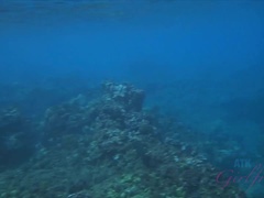 素人, ビキニ, 茶髪の, 指いじり, 彼女, オーガズム, 公共, 剃毛