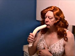 gigi wicked double dildo Deep throat