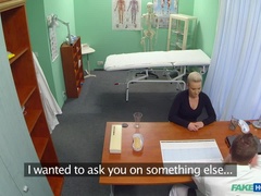 Leie, Blasen, Besamung, Arzt, Fingern, Krankenschwester, Büro, Uniform