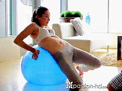 eagerness-HD - A morning workout makes Kasey Warner super-naughty for a meaty cock