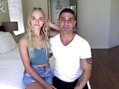 Cul, Blonde, Sucer une bite, En levrette, Léchez, Chatte, Maigrichonne, Adolescente