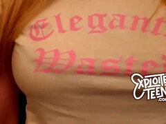 Tall Leggy Blonde With D-cup Tits Makes Her First Fuck Video With Tall Blonde