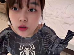 Enthousiasteling, Aziatisch, Lieveling, Universiteit, Japaans, Masturbatie, Douche, Alleen