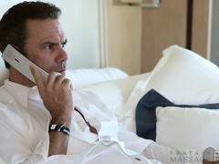 Stellung 69, Blasen, Braunhaarige, Lecken, Massage, Öl, Muschi