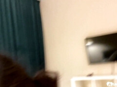 Leie, Grosse titten, Braunhaarige, Paar, Kehlenfick, Handjob, Selbstgemacht, Pov