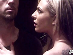 Dahlia Sky opened her tight bottom for a huge and hard penis