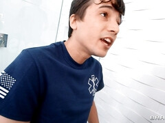 Schwarz, Braunhaarige, Schwarz, Hardcore, Muschi, Spanisch, Flotter dreier, Toilette