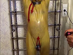 Sadomasochismus, Fesselspiele, Schwul, Handjob, Ungarisch, Latex, Massage, Masturbation