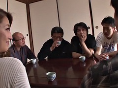 ぽっちゃり, デカパイ, グループ, ハードコア, 日本人, ポルノスター, オッパイの, のぞき