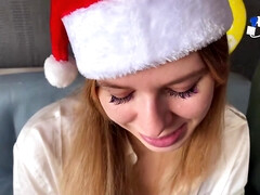 Stepmom gets a reward she truly deserved for New Year 2024, family dream turns into a hot XXX porn!