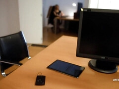 アナル, お尻, デカ尻, ラティーナ, オフィス, ハメ撮り, オマンコ, オッパイの