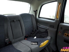 Happy Busty Taxi Driver Seduces Passenger: I'm Sorry My Boobies Fell Out with Brad Knight, Sofia Lee