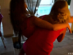 Anal, Rubia, Mamada, Grupo, Hd, Lesbiana, Al aire libre