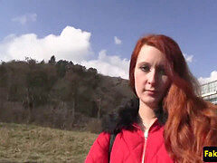 Point of view, close-up, public nudity