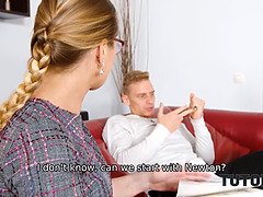 バック, Hd, なめる, 熟年, 淫乱熟女, オマンコ, ロシア人, 教師