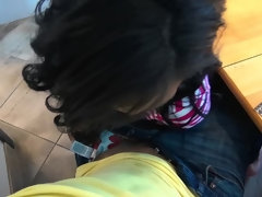 Gros cul, Noire, Sucer une bite, Faciale, Cuisine, Naturelle, Rasée, Adolescente