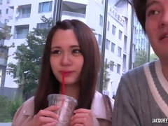 Enthousiasteling, Aziatisch, Kont, Lieveling, Hardcore, Kut duiken, Tiener, Tieten likken