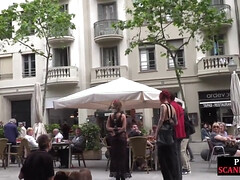 緊縛, 巨乳な, カワイイ, ヒール, オーガズム, アウトドア, 公共, オマンコ