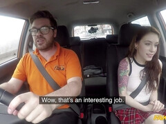 Fake Driving School - USA Babe Gets UK Anal Sex Intercourse 1 - Ryan Ryder