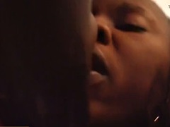 素人, デカチン, 黒人, フェラチオ, 黒人, ハードコア, 異人種間