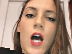 Leie, Schwarz, Braunhaarige, Paar, Spermaladung, Hardcore, Nylon, Titten