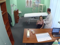 Lécher le cul, Sucer une bite, Médecin, Léchez, Infirmière, Bureau, Chatte, Uniforme