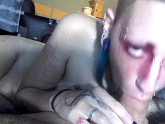 デカチン, フェラチオ, 中出し, オーガズム, タトゥー