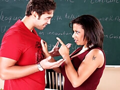 デカ尻, デカチン, フェラチオ, 茶髪の, ぽちゃ, バック, 黒人, 淫乱熟女