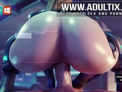 Anal, Asiatique, Gros seins, Sucer une bite, Brunette brune, Queue, Chevaucher, Adolescente