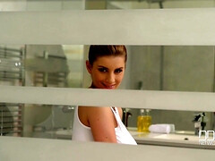 Grosse titten, Blondine, Masturbation, Spielzeuge