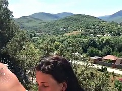 Naturist fucked hard in the Russian mountains