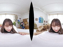 Voluptuous asian hussy mind-blowing VR clip