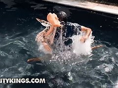 デカチン, デカパイ, バック, Hd, 異人種間, なめる, 怪物, 三人