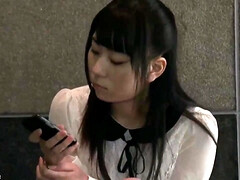 18 jaar, Aziatisch, Grote kont, Bruinharig, Slipje, Tiener