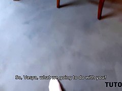 Парочка, Хд, Зрелые, Короткая стрижка, Чулки, Учитель